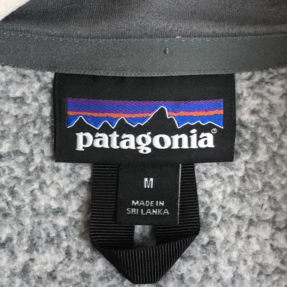 Patagonia Full-Zip Fleece Vest Men's Sz M Heather Gray Outdoor